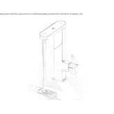 Electronic single-lever countertop washbasin faucet Eneriz