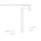 3-hole countertop washbasin tap Eidsvag