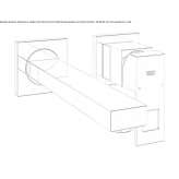 2-hole wall-mounted washbasin tap Cakirlar