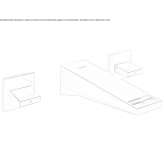 3-hole washbasin tap Galgau