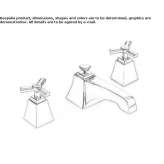 3-hole brass countertop washbasin faucet Lastovo