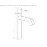 1-hole countertop washbasin tap Eidsvag