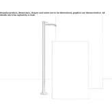 Washbasin tap standing on the floor Anaya
