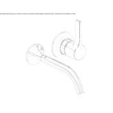 Single-lever washbasin tap Niherne