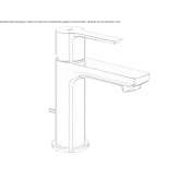 Single-lever washbasin tap with cork stopper Selby