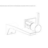 Single-lever wall-mounted washbasin faucet Zadzim