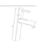 Countertop washbasin tap with temperature limiter Budingen