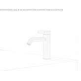 Single-lever washbasin tap made of stainless steel Plopis