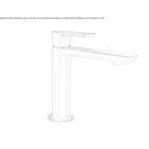 1-hole countertop washbasin tap Charly