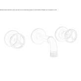 3-hole wall-mounted washbasin tap Balli