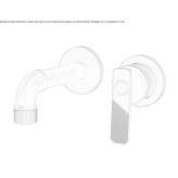 2-hole wall-mounted washbasin tap Karsdorf