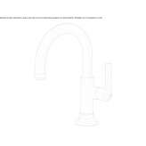 Single-lever washbasin tap Cussac