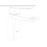 1-hole countertop washbasin tap Galgau