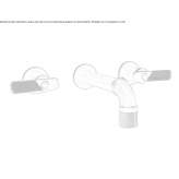 3-hole wall-mounted washbasin tap Karsdorf