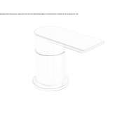 Single-lever countertop washbasin tap Charly