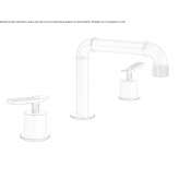 3-hole countertop washbasin tap without cork Karsdorf