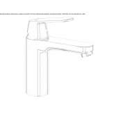 Single-lever countertop washbasin tap Sciaves