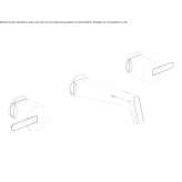 Wall-mounted washbasin tap Fiss