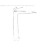 Single-lever countertop washbasin tap Bayside
