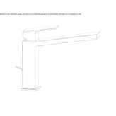 Single-lever countertop washbasin tap Sundown