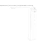 Countertop washbasin tap made of stainless steel Fountain