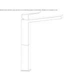 Single-lever countertop washbasin tap Sundown