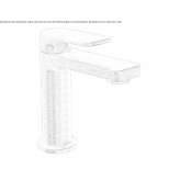 1-hole countertop washbasin tap with cork stopper Chorin