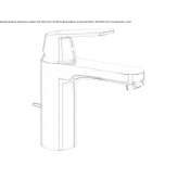 Single-lever countertop washbasin tap Sciaves