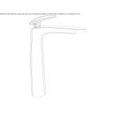 Single-lever countertop washbasin tap Bayside