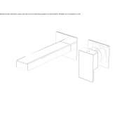 2-hole wall-mounted washbasin tap Sundown