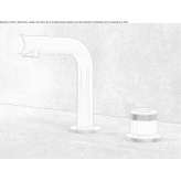 2-hole countertop washbasin tap made of stainless steel Fyfield
