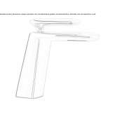 Single-lever countertop washbasin tap Jasionow
