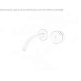 Wall-mounted washbasin tap Prees