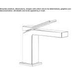 Brass countertop washbasin tap without waste Osiek