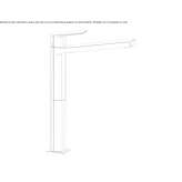 Single-lever countertop washbasin tap Rusko