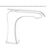Single-lever countertop washbasin tap Stoob