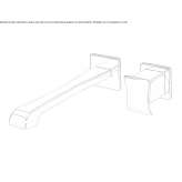2-hole wall-mounted washbasin tap Stoob