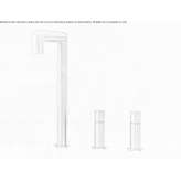 Three-hole tap with swivel spout Trinidad