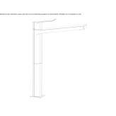 Single-lever countertop washbasin tap without waste Rusko