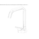 Single-lever countertop washbasin tap with aerator Hejnice