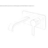 2-hole wall-mounted washbasin tap Osychky