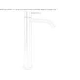 Countertop washbasin tap made of stainless steel Tekom