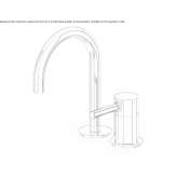 2-hole countertop washbasin tap with aerator Byram