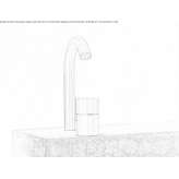 Single-hole washbasin tap Teapa