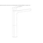 Single-lever countertop washbasin tap Hurezani