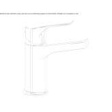 Single-lever countertop washbasin tap Hurezani