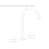 3-hole countertop washbasin tap Ziduri