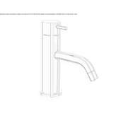Single-lever washbasin tap Marki