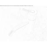 Single-lever countertop washbasin tap made of stainless steel Colta
