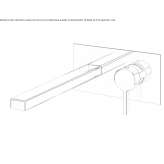 2-hole wall-mounted washbasin tap Nyrsko